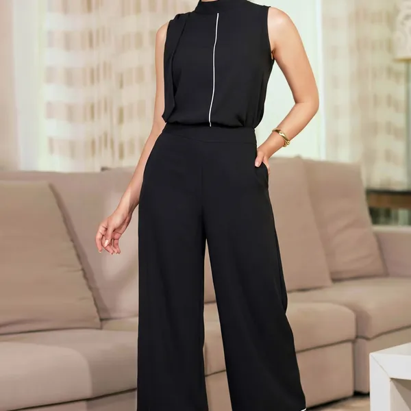 CONJUNTO PLANO FLUIDO PRETO MIRA VEST