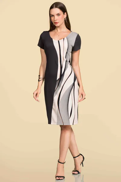 VESTIDO PONTO ROMA PRETO MIRA VEST