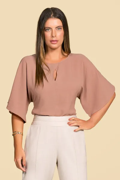 BLUSA CREPE MOUSSE MIRA VEST