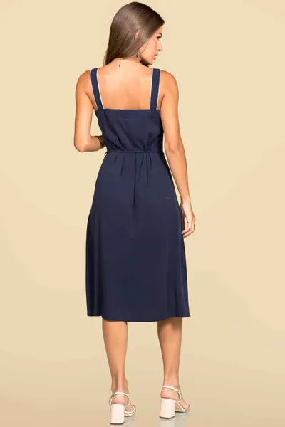 VESTIDO LIOCEL COM VISCOSE COM CINTO MARINHO MIRA VEST VESTIDO LIOCEL COM VISCOSE COM CINTO MARINHO MIRA VEST