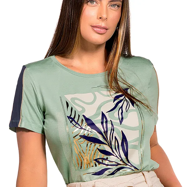 T-SHIRT VISCOLYCRA MENTA MIRA VEST