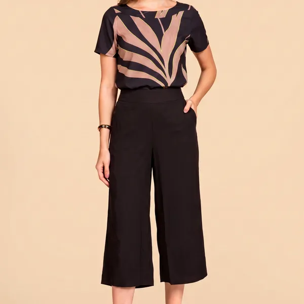 CONJUNTO PLANO FLUIDO PRETO MIRA VEST