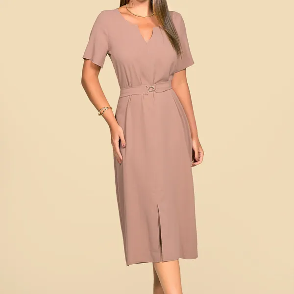 VESTIDO COM CINTO CHANEL MOUSSE MIRA VEST