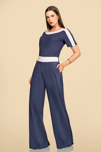 CONJUNTO VISCOLYCRA MARINHO MIRA VEST