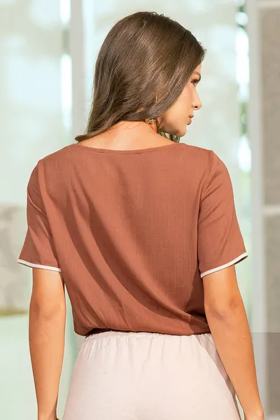 BLUSA VISCOLINHO MOUSSE MIRA VEST