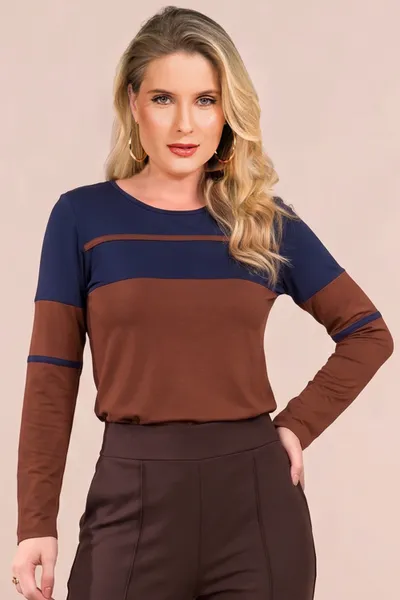 BLUSA VISCOLYCRA MARINHO MIRA VEST