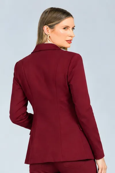 BLAZER PONTO ROMA BURGUNDYMIRA VEST