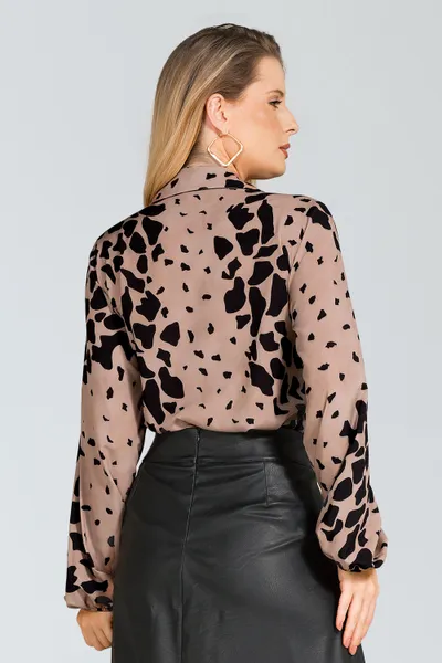 CAMISA PLANO FLUIDO AVELÃ MIRA VEST CAMISA PLANO FLUIDO AVELÃ MIRA VEST