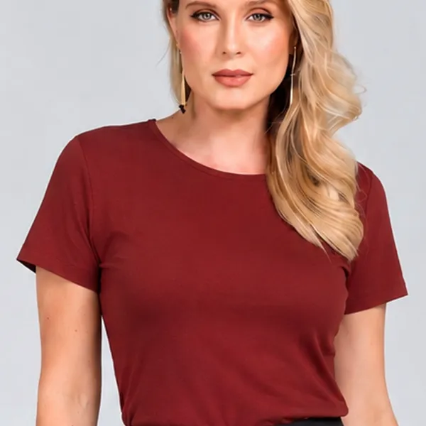 T-SHIRT EM VISCOLYCRA VERMELHA MIRA VEST