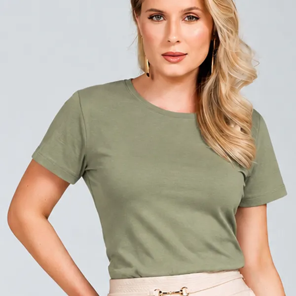 T-SHIRT EM VISCOLYCRA BEGE MIRA VEST