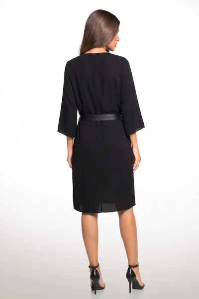 VESTIDO MANGAS 3/4 PRETO MIRA VEST