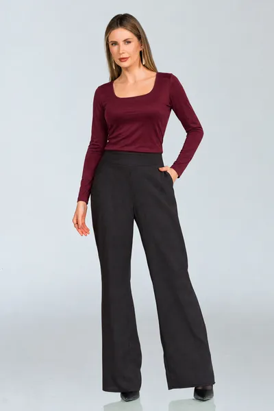 BLUSA EM SUEDE DECOTE BORDO MIRA VEST BLUSA EM SUEDE DECOTE BORDO MIRA VEST