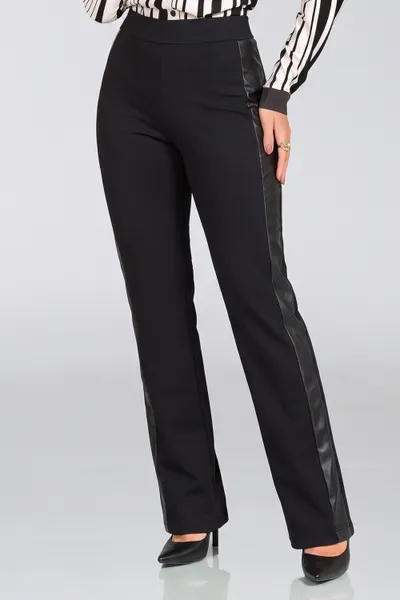CALÇA EM PU COM BOLSOS TRASEIROS PRETO MIRA VEST
