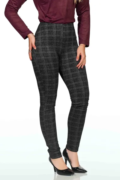 CALÇA MONTARIA EM JACQUARD PRETO MIRA VEST