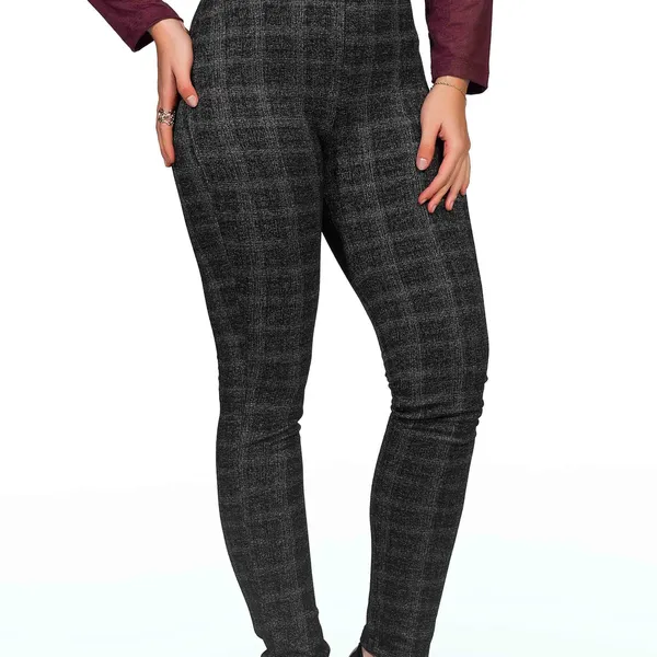 CALÇA MONTARIA EM JACQUARD PRETO MIRA VEST