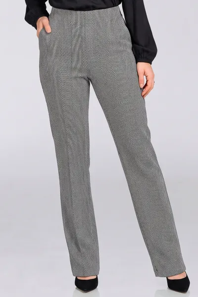 CALÇA COM BOLSOS LATERAIS OFF PRETO MIRA VEST