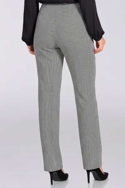 CALÇA COM BOLSOS LATERAIS OFF PRETO MIRA VEST