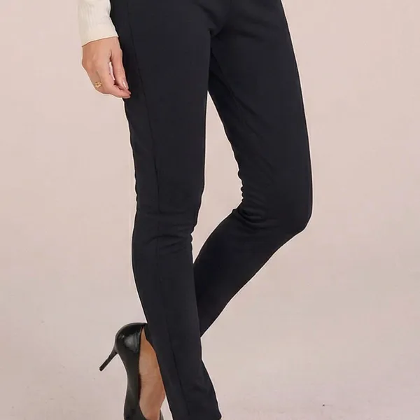 CALÇA MONTARIA COM CÓS ELÁSTICO PRETO MIRA VEST