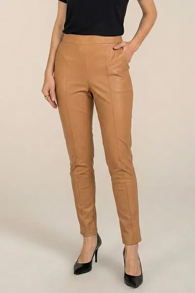 CALÇA COM CÓS ELASTICO CASTANHA MIRA VEST