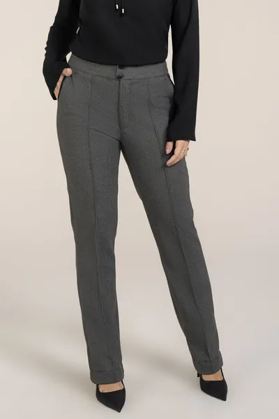 CALÇA COM BOTÕES E BOLSOS PRETO MIRA VEST