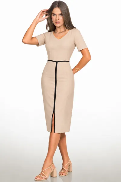 VESTIDO CHANEL MANGA CURTA AVEIA MIRA VEST