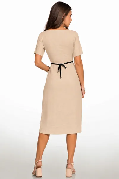 VESTIDO CHANEL MANGA CURTA AVEIA MIRA VEST VESTIDO CHANEL MANGA CURTA AVEIA MIRA VEST