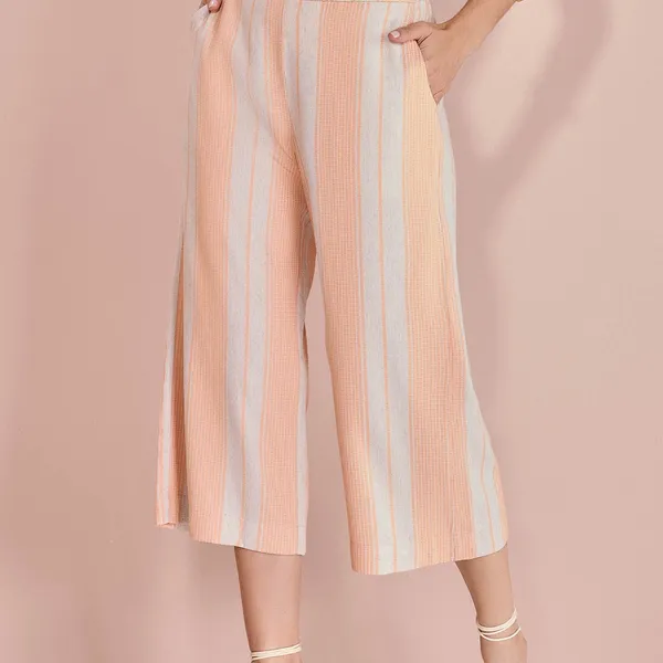 CALÇA PANTACOURT COM ELÁSTICO E BOLSO MIRA VEST