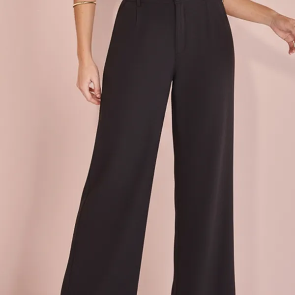 CALÇA RETA BOLSO FACA PASSANTES PRETO MIRA VEST