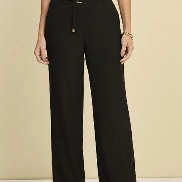 CALÇA PANTALONA ALFAIATARIA SLUB PRETO MIRA VEST
