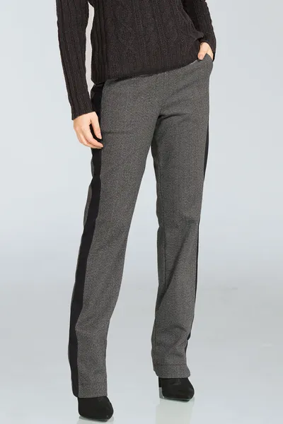 CALÇA RETA MALHA ENCORPADA PRETO MIRA VEST
