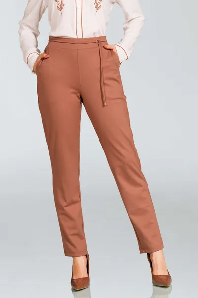 Calça Ponto Roma com Amarração Mousse Mira Vest