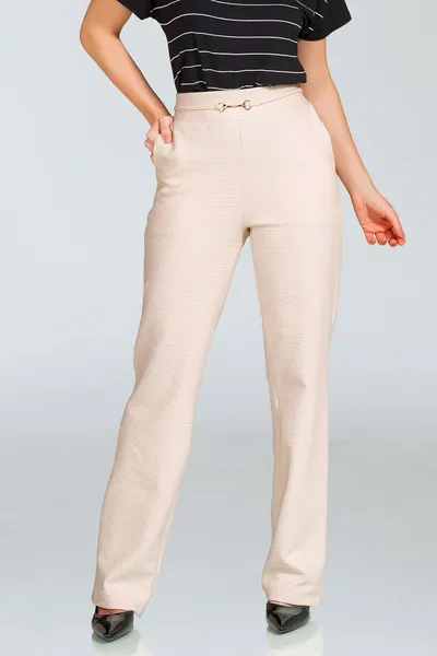 CALÇA ALGODÃO TEXTURIZADO OFF WHITE MIRA VEST 