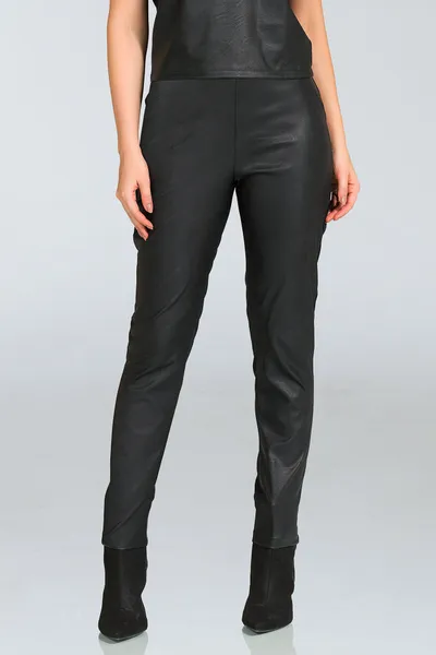Calça Montaria Couro Sintético Preto Mira Vest