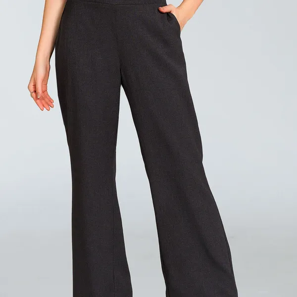 Calça Alfaiataria Poliéster Preto Mira Vest