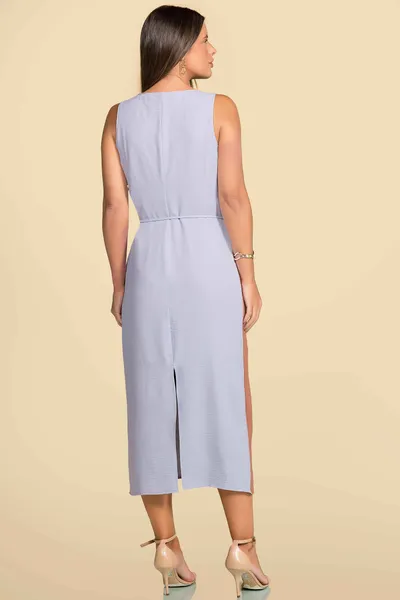 VESTIDO CREPE AZUL BEBÊ MIRA VEST