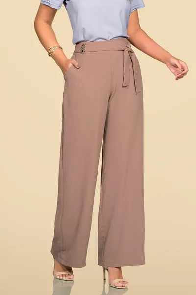 CALÇA CREPE PANTALONA MOUSSE MIRA VEST