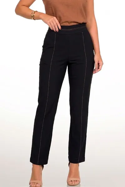 CALÇA ALFAIATARIA DE VISCOSE RETA PRETO MIRA VEST